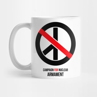 Campaign for Nuclear Armament CND parody Mug